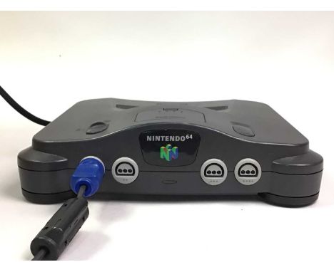 NINTENDO 64 CONSOLE, SEGA MEGA DRIVE II 16 BIT CONSOLE with various games and controllers