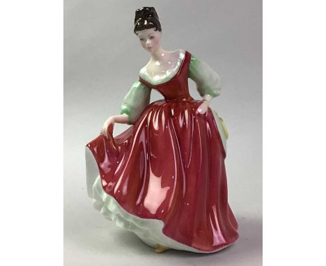 GROUP OF CERAMIC FIGURES, including Royal Doulton Fair Lady HN 2832, Pamela HN 2479, Natalie HN 3173, Coalport Ladies Of Fash