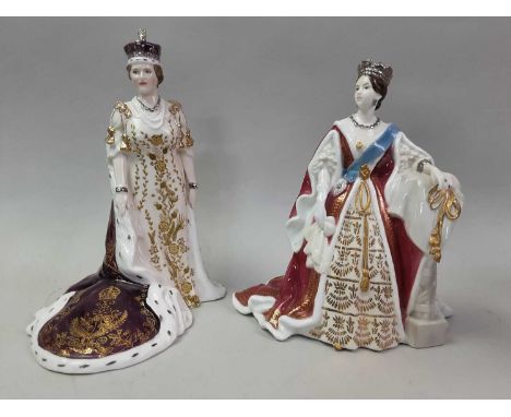 GROUP OF CERAMIC FIGURES,  including a Coalport figure of Ladies of Fashion, The Princess of Wales and other ceramic figures 