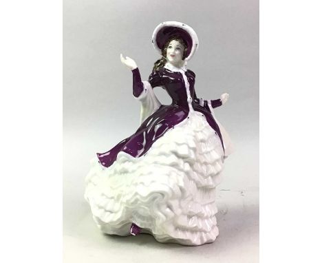 GROUP OF CERAMIC FIGURES, including a Coalport figure of Diana princess of Wales, number 4906/12,500, a Royal Doulton figure 