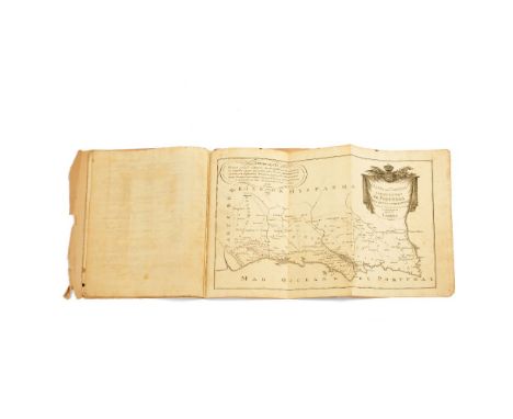 CORREIOS DE PORTUGAL Tabela dos dias da partida e chegada dos correios, acompanhada de um mapa que demonstra o giro do correi