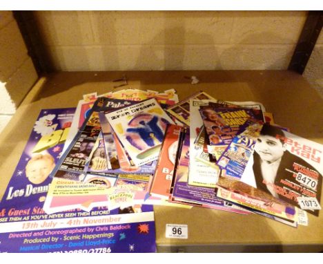 Vintage Blackpool Tower and pier flyers and handbills plus other North West venue handbills