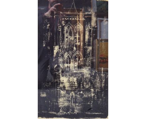 John Piper (1903-1992), Gedney, Lincolnshire, from 'A Retrospect of Churches' (Levinson 139), lithograph printed in colours, 