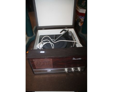 A DANSETTE RECORD PLAYER