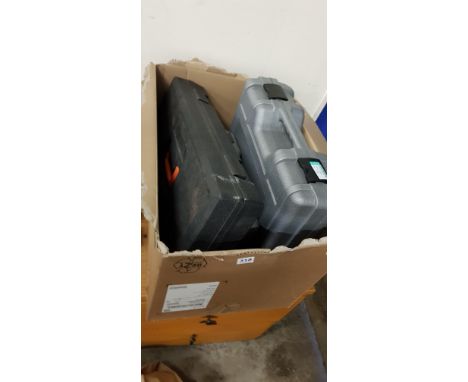 BOXED TOOLS TO INCLUDE GRINDER ETC