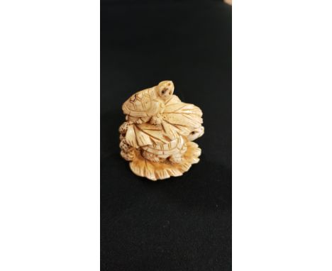 CARVED TURTLE NETSUKE