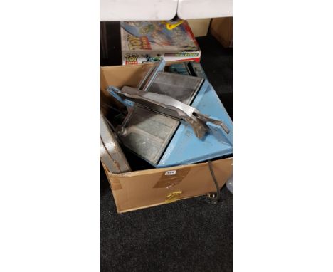 BOX OF POWER TOOLS AND TOOLS