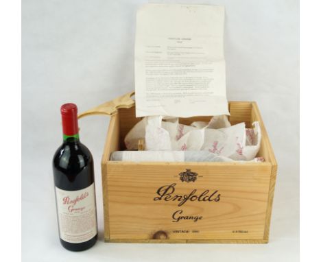 5 bottles 'BIN 95' Penfolds “Grange” 1990 Presented in OWC with all bottles in original wrapping and in perfect condition (al