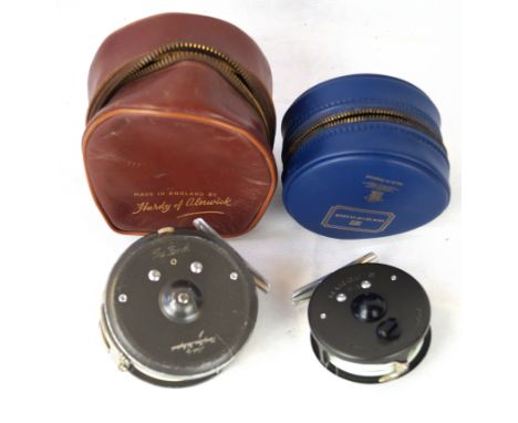 Two Hardy Brothers fishing reelsTo include 'Zenith' and 'Marquis' #4 each fitted in cases