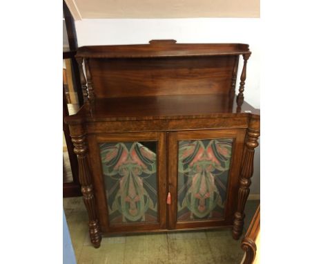 A 19th century mahogany chiffonier, 111cm wide