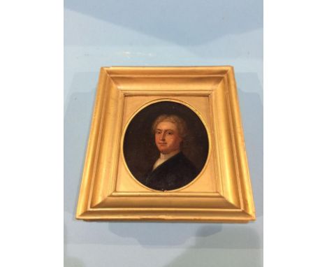 A miniature portrait of a Gentleman 'Sir Paul Laethuen' written verso
