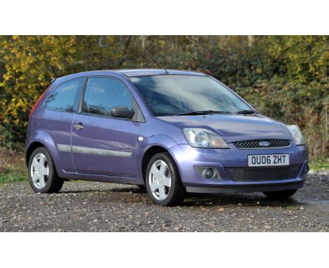 2006 Ford Fiesta 1.25 3 Door Hatchback.  Registration number: OU06 ZHT.  Mileage: 73,569. Finished in metallic Amethyst purpl