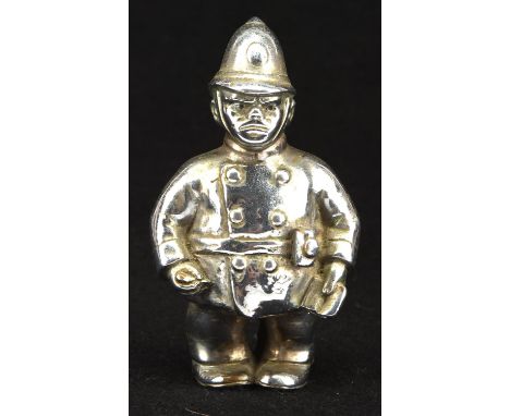 Vintage chrome Policeman car mascot. 9cms tall.   Please note this lot has the standard Ewbank's standard buyers premium paya