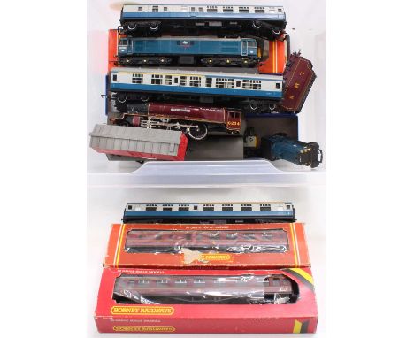 Collection of locos &amp; coaches: Hornby R360 class 86/2 Electric loco ‘Phoenix’; Triang R753 E3001; Lima Class 31, 31275; T