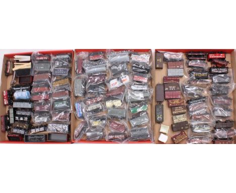 80+ 00 gauge manufactured and kit built rolling stock and accessories to include Bachmann, Hornby, and others, mixed regions 