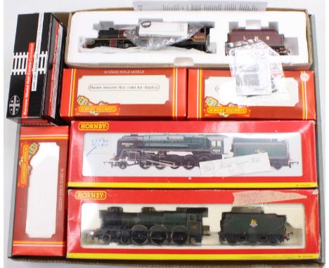 One tray containing seven boxed and part boxed 00 scale locomotives to include a Kernow Model Railway Centre exclusive, Great