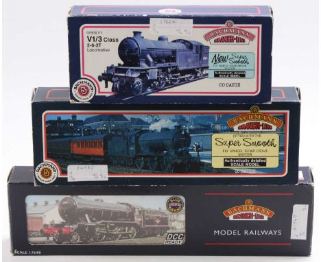 A Bachmann 00 gauge boxed locomotive group to include a No. 31-602 Class V1 No. 67664 locomotive, together with a No. 31-852 