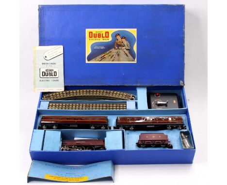 EDP2 Hornby-Dublo ‘Duchess of Atholl’ Passenger Train set comprising EDL2 loco &amp; tender of same name, horseshoe motor, sl