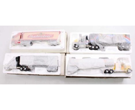 A Matchbox Models of Yesteryear tractor unit and trailer group, all appear as issued and housed in the original polystyrene p