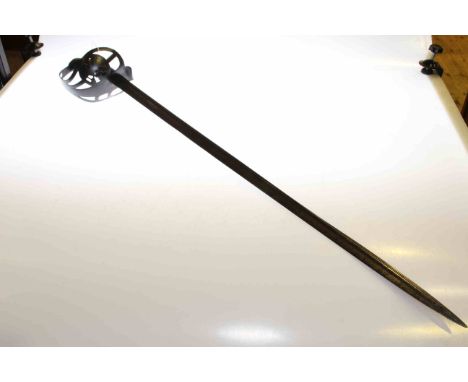Prussian cavalry sword, Weyersberg Kirschbaum &amp; Co. Solingen, 81.5cm blade, no scabbard