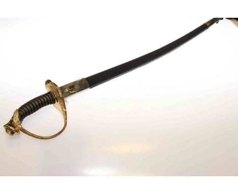 American marine sword and scabbard