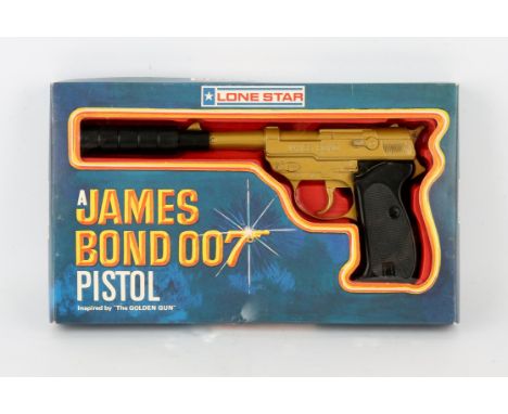 James Bond 007 - Lone Star Toys James The Man With The Golden Gun pistol, No 1209, boxed. Condition Report:  Please satisfy y