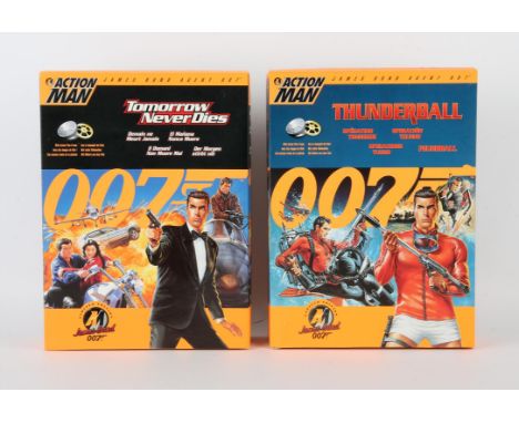 James Bond - Two Action Man figures, Thunderball & Tomorrow Never Dies, both boxed (2).