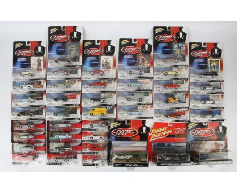 James Bond - Large collection of Johnny Lighting models (17) and two shop boxes of 12 in each case (41 in total). 