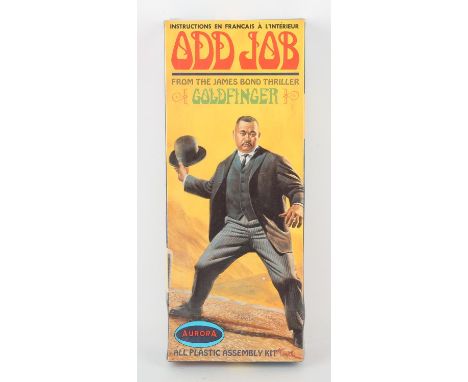James Bond 007. Aurora No. 415-129 Odd Job from 'Goldfinger' plastic model kit. 