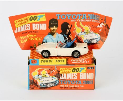 James Bond - Corgi 336 James Bond 007 Toyota 200GT diecast model, later box. 
