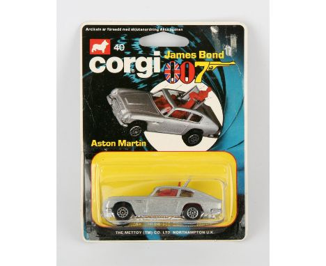 James Bond Corgi No. 40 ' James Bond 007 Aston Martin ' diecast model. c1979, boxed. 