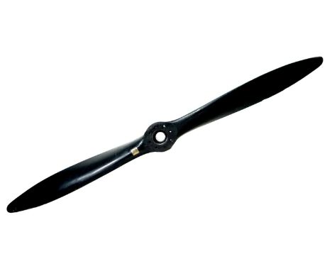 A 1939 RAF Hawker Hart bomber Watts propeller, designed for a Rolls Royce Kestrel IIs engine, its brass plate bearing serial 