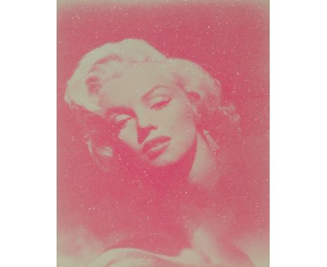 *Russell Young (British, b.1959)MARILYN GLAMOUR (PINK & WHITE)Screenprint with acrylic, enamel and diamond dust on linen, 201