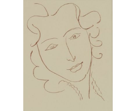 *Henri Matisse (French, 1869-1954)UNTITLEDLithograph printed in colour, 1948, from Ronsard’s love poems 'Florilege des Armour