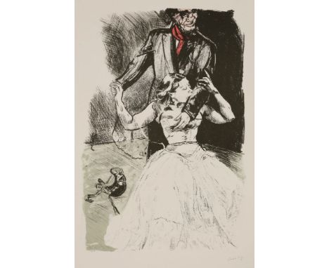 *Paula Rego (British/Portuguese, b.1935)BITING Lithograph printed in colours, 2002, signed in pencil, a proof aside from the 