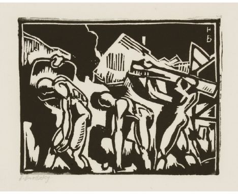 Horace Asher Brodzky (Australian, 1885-1969)TWELVE LINOCUTSA rare collection of twelve linocuts, 1989, three signed including
