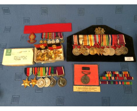 Interesting various group of medals, including First and Second World War: Provenance, local vendor's Uncle & Great Uncle:The