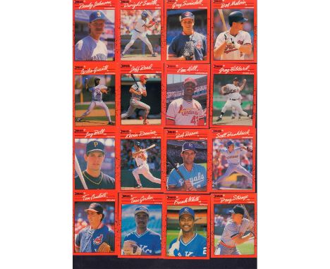 Including BC-19 Carlton Fisk, No.125 Jose Canseco.Stack of standing card measurements: 3.25 H x 2.25 L x 0.50 w Issued: 1990C