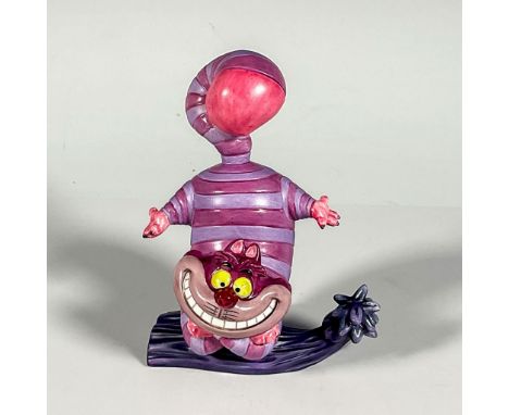 A charming depiction of the Cheshire Cat from the Disney film Alice in Wonderland. Bottom reads 'Twas brillig'. Walt Disney C