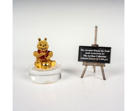 Limited edition jeweled with hand-set Swarovski crystals stones. Includes crystal collectors title display plaque and lead cl