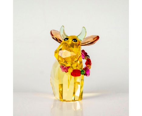 Lead crystal part of the Lovlots collection and is made from vibrant Jonquil crystal with Peridot crystal horns and Light Smo