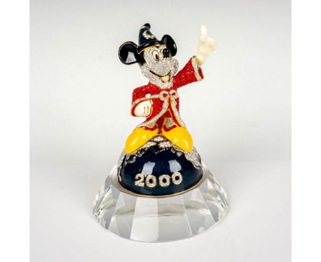 Limited edition jeweled with Swarovski crystal celebrating the Millennium. Mickey's robe, face, and hat contain over 992 indi