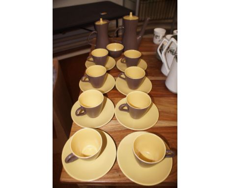 Mid century poole pottery tea/coffee set