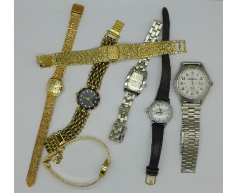 Wristwatches including Timex, Citizen, Jane Shilton, Accurist and Avia