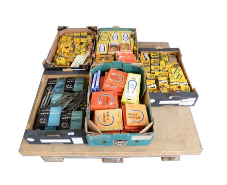 Vintage and classic car parts, petrol and oil pipes, brake hoses and brake parts by Petro-Flex, Brovex Ltd, Supra, Lockheed, 