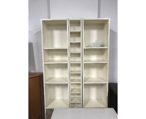 3 IKEA TALL SHELF UNITS