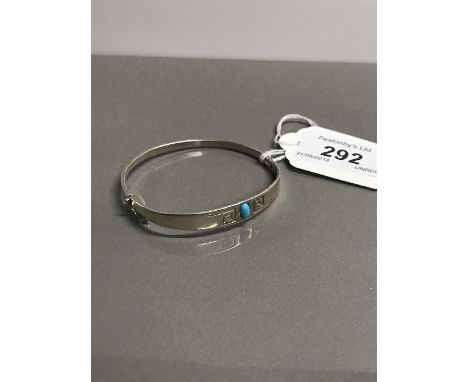 SILVER BANGLE - STAMPED 925