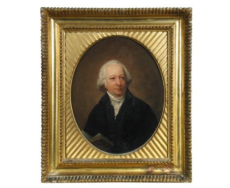 Henri-Pierre Danloux (French, 1753-1809) Portrait of Daniel Augustus Beaufort (1739-1821) and his wife, Mary, half length, se