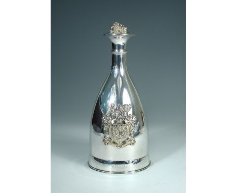 A silver commemorative decanter, by Mappin & Webb, London 1974, made to commemorate the centenary of Sir Winston Churchill's 