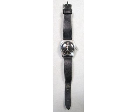 A Rolex Oyster Perpetual Chronometer wristwatch, mid size, stainless steel bubble-back case, in need of attention 3.50cm (1in